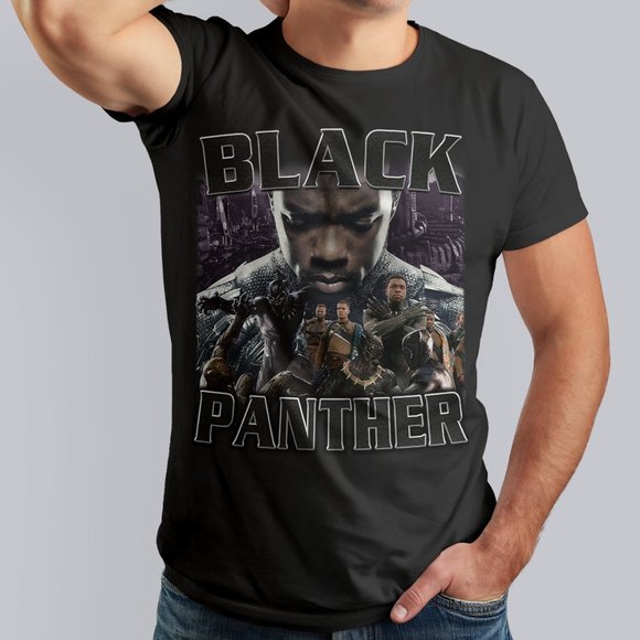NLA "Black Panther" Unisex T-Shirt / Black M-2XL - Picture 1 of 2